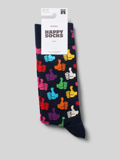 Happy Socks Socken mit Allover-Motiv-Print Marine 3