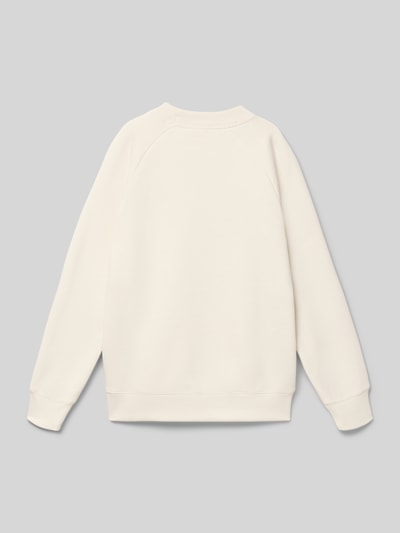CHAMPION Sweatshirt met labelprint, model 'COLLEGE' Offwhite - 3