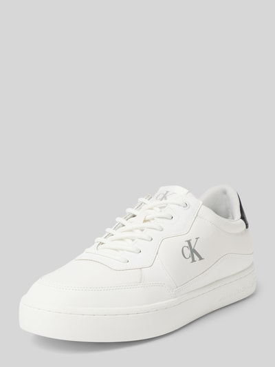 Calvin Klein Jeans Sneaker mit Logo-Print Weiss 1