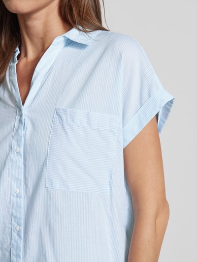 Soyaconcept Blouseshirt met platte kraag, model 'DINAH' Bleu - 3