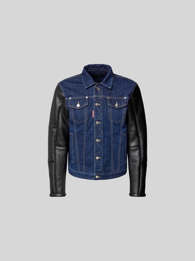 Dsquared2 Jeansjacke mit Knopfleiste Blau 1