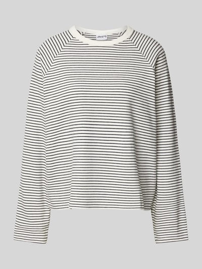 Jake*s Casual Longsleeve mit Rundhalsausschnitt Dunkelblau 2