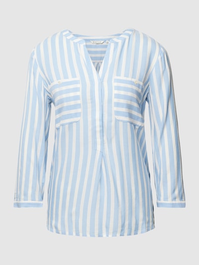 Tom Tailor Blusenshirt mit Streifenmuster Hellblau 2