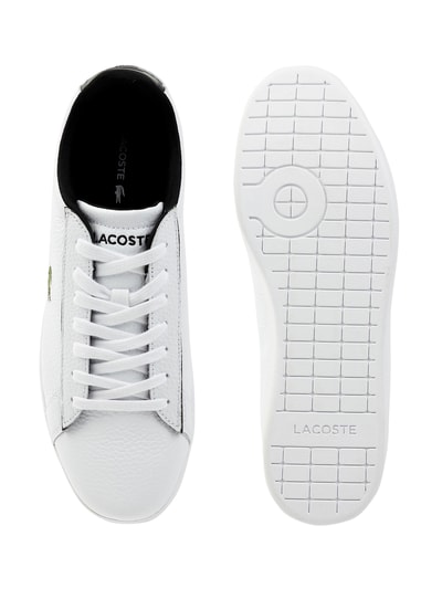 Lacoste Sneaker aus Leder Modell 'Carnaby' Weiss 5