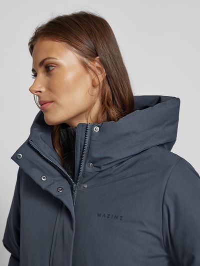 Mazine Parka z kapturem model ‘Lyn’ Niebieski 3