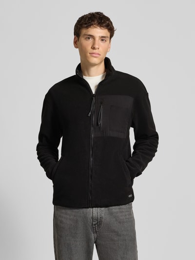 Blend Sweatjack met opstaande kraag Zwart - 4