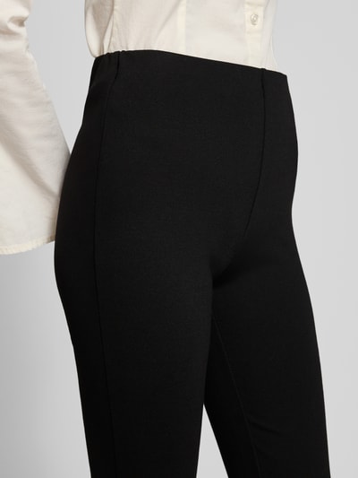 Review Flared Leggings mit elastischem Bund Black 3