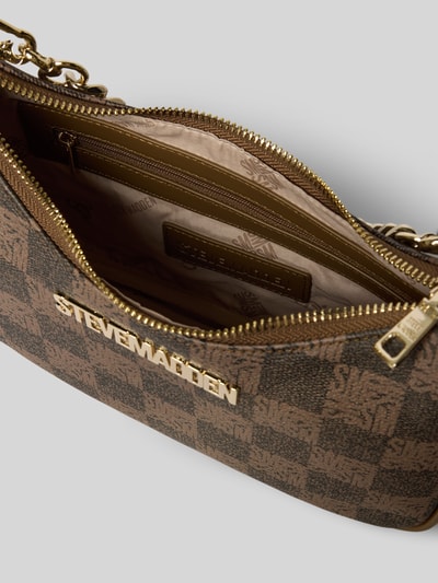 Steve Madden Shoulder Bag mit Logo-Applikation Modell 'Vital' Mittelbraun 5