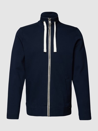 Tom Tailor Sweatjack met steekzakken opzij Marineblauw - 2