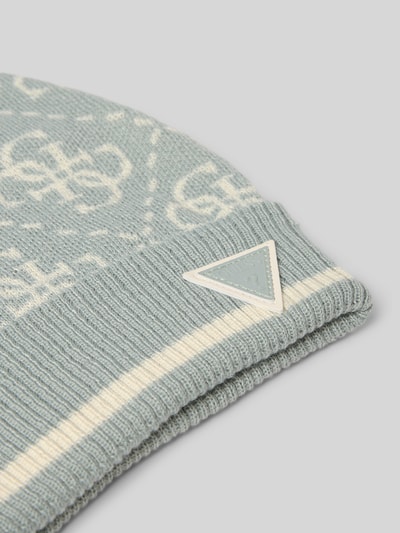 Guess Activewear Beanie met labelpatch, model 'MARZIA' Middengrijs - 2