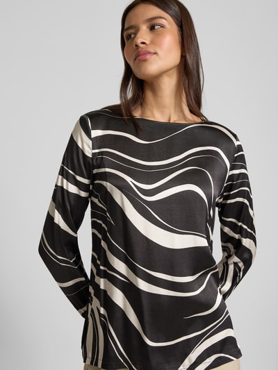 s.Oliver BLACK LABEL Relaxed Fit Bluse aus reiner Viskose Black 3