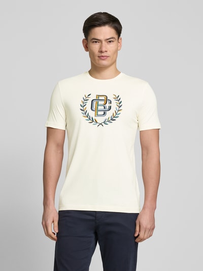 Christian Berg Men T-Shirt mit Rundhalsausschnitt Metallic Beige 4