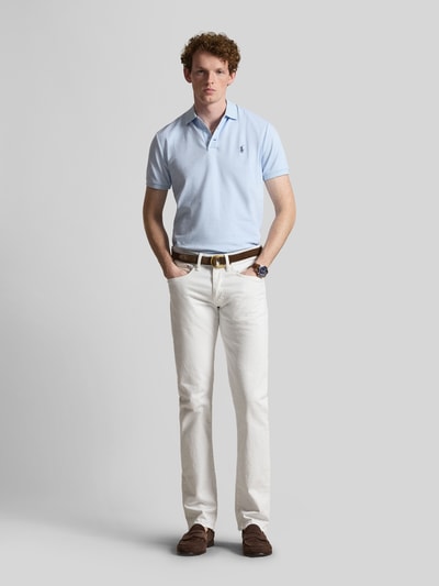 Polo Ralph Lauren Regular Fit Poloshirt aus Baumwoll-Mix Bleu 1