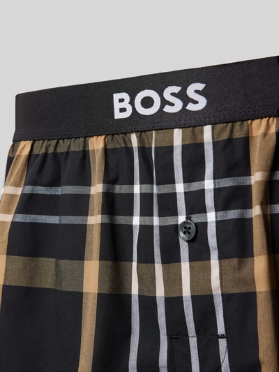 BOSS Boxershort met elastische band in een set van 3 stuks Zwart - 2