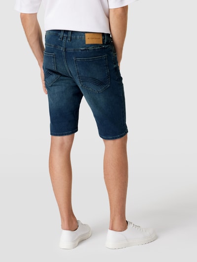 Tom Tailor Jeansshorts met labelpatch Blauw - 5