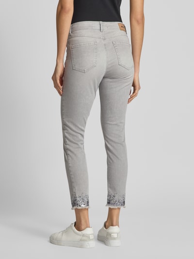 Angels Slim fit jeans met verkort model, model 'ORNELLA' Lichtgrijs - 5