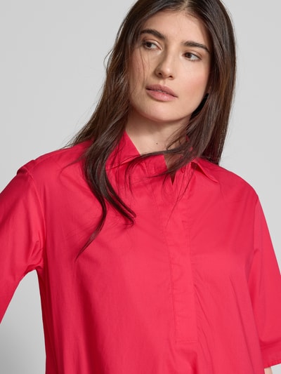 Christian Berg Woman Knielange overhemdjurk met 1/2-mouwen Fuchsia - 3