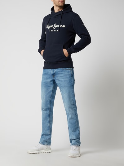 Pepe Jeans Regular Fit Jeans mit Stretch-Anteil Modell 'Cash' Jeansblau 1