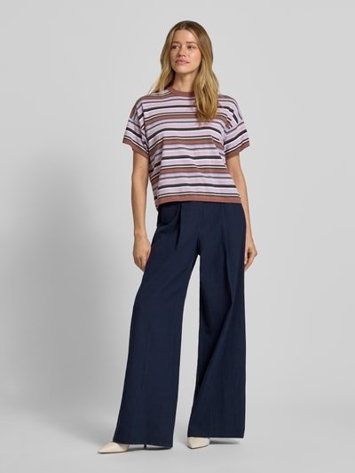 SEDUCTIVE Broek met Franse steekzakken model 'CHRISSY' Marineblauw - 1