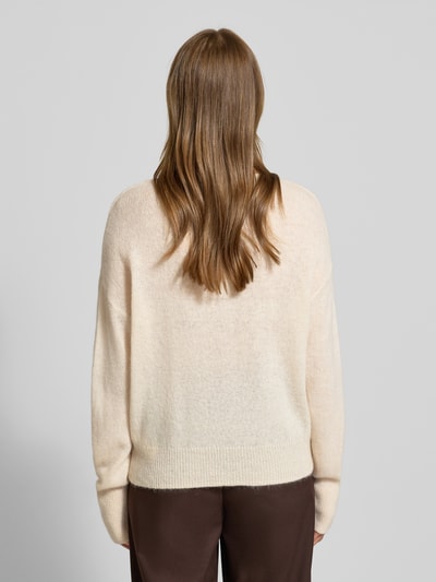 Brax Gebreide pullover met ribboorden, model 'LISA' Offwhite - 5
