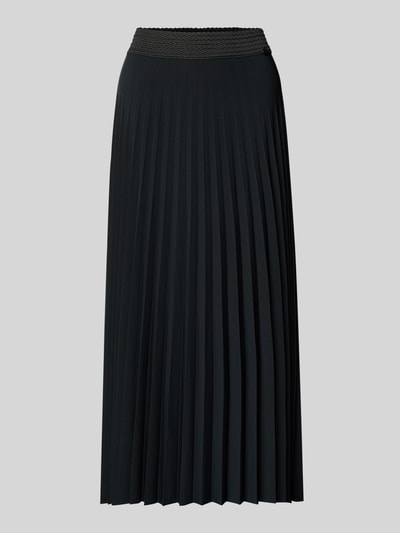 Rich & Royal Midi-Rock mit Plisseefalten Black 2