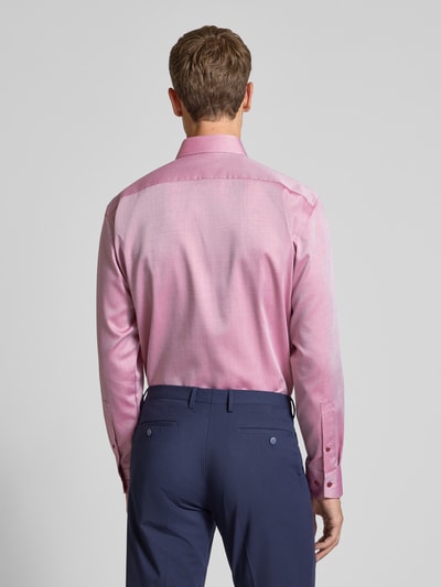 OLYMP Regular fit zakelijk overhemd van puur katoen Rood - 5