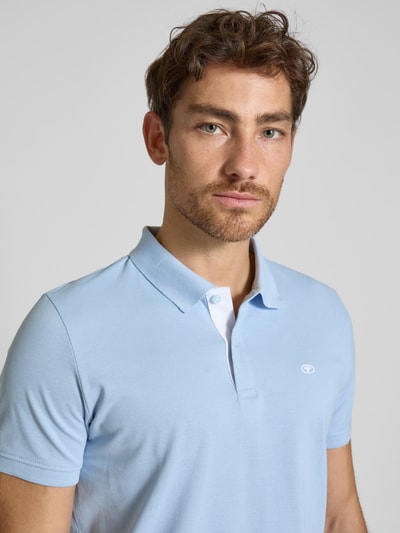 Tom Tailor Regular fit poloshirt van puur katoen Lichtblauw - 3