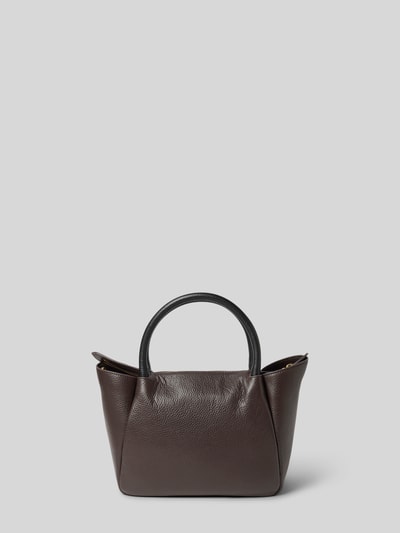 BOGNER Handtas van echt leer, model 'Raja' Donkerbruin - 4