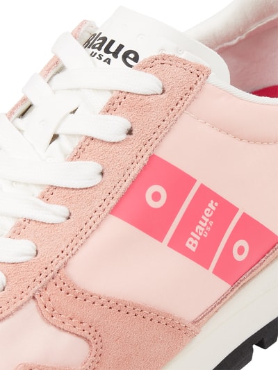 Blauer USA Sneaker aus Leder und Textil Modell 'Merrill' Pink 2