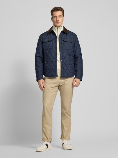 Polo Ralph Lauren Steppjacke mit Druckknopfleiste Marine 1