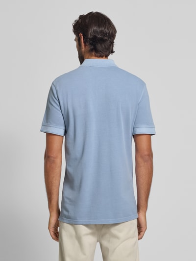 BOSS Orange Regular Fit Poloshirt aus reiner Baumwolle Modell 'PRIME' Hellblau 5