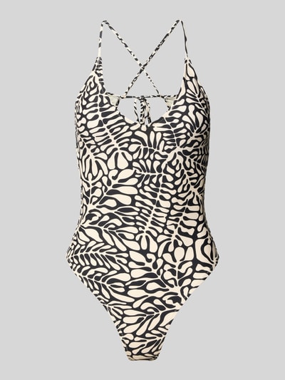 Barts Kostium kąpielowy z zaokrąglonym dekoltem w serek model ‘NASSA’ Złamany biały 1