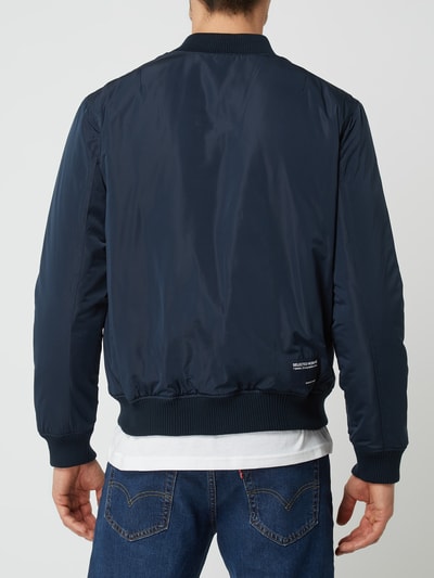 SELECTED HOMME Bomber mit Zweiwege-Reißverschluss Modell 'Plastic Change Bomber' Marine 5