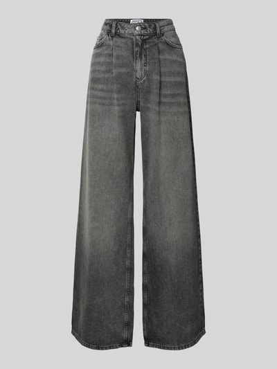 JAKE*S STUDIO WOMAN Wide leg jeans met bandplooien Middengrijs - 2