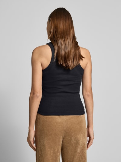 Scotch & Soda Tanktop in Ripp-Optik mit Rundhalsausschnitt Black 5