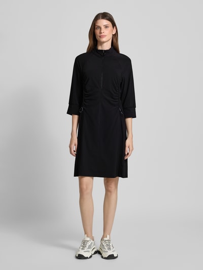 Marc Cain Knielange jurk met ritssluiting Zwart - 4