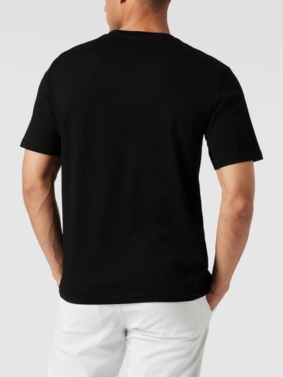 Marc O'Polo T-shirt met statement- en labelprint Zwart - 5