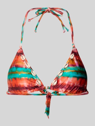 Banana Moon Góra od bikini z ozdobnym obszyciem Model 'Yero Solaya' Pomarańczowy 1