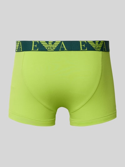 Emporio Armani Trunks mit elastischem Logo-Bund im 3er-Pack Gruen 3