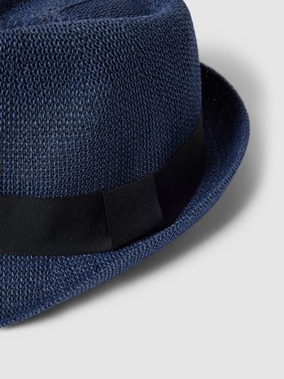 Müller Headwear Fedora in Strick-Optik Marine 2