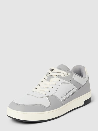 Calvin Klein Jeans Sneakers met labeldetail, model 'BASKET' Offwhite - 1