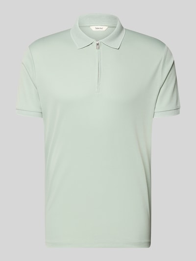 Selected Homme Koszulka polo o kroju regular fit z mieszanki bawełny ekologicznej model 'FAVE' Oliwkowy 2