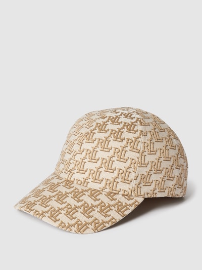 Lauren Ralph Lauren Cap mit Allover-Muster Beige 1