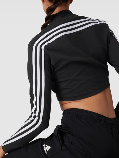 ADIDAS SPORTSWEAR Cropped Longsleeve mit Galonstreifen Black 3