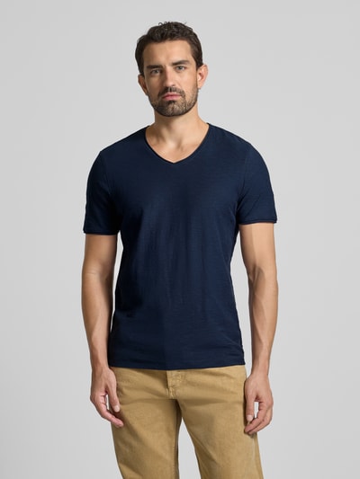 MCNEAL T-Shirt mit V-Ausschnitt Dunkelblau 4