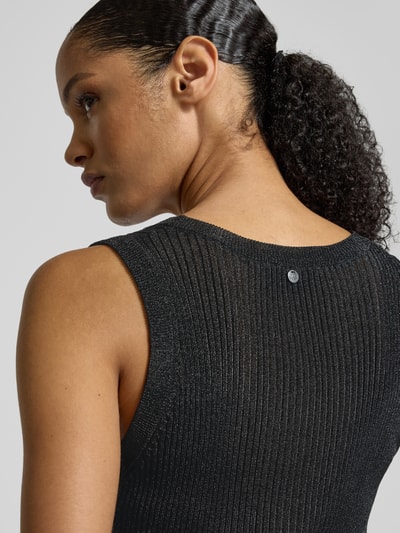 MOS MOSH Tanktop mit Rundhalsausschnitt Modell 'Relena' Black 3