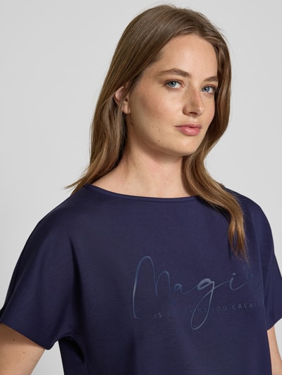 Christian Berg Woman Sweatshirt met halflange mouwen Donkerblauw - 3