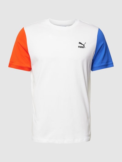 PUMA PERFORMANCE T-Shirt mit Colour-Blocking-Design Weiss 1