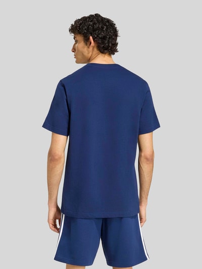 adidas Sportswear Regular Fit T-Shirt aus reiner Baumwolle Dunkelblau 5