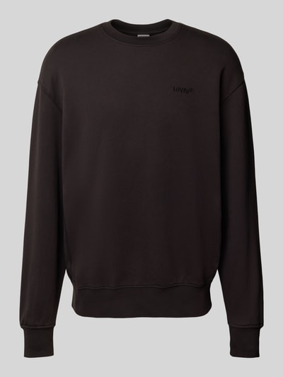 Levi's® Sweatshirt met labelstitching Zwart - 2